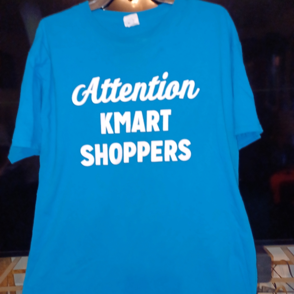 Vintage Attention Kmart Shoppers t-shirts size extra large